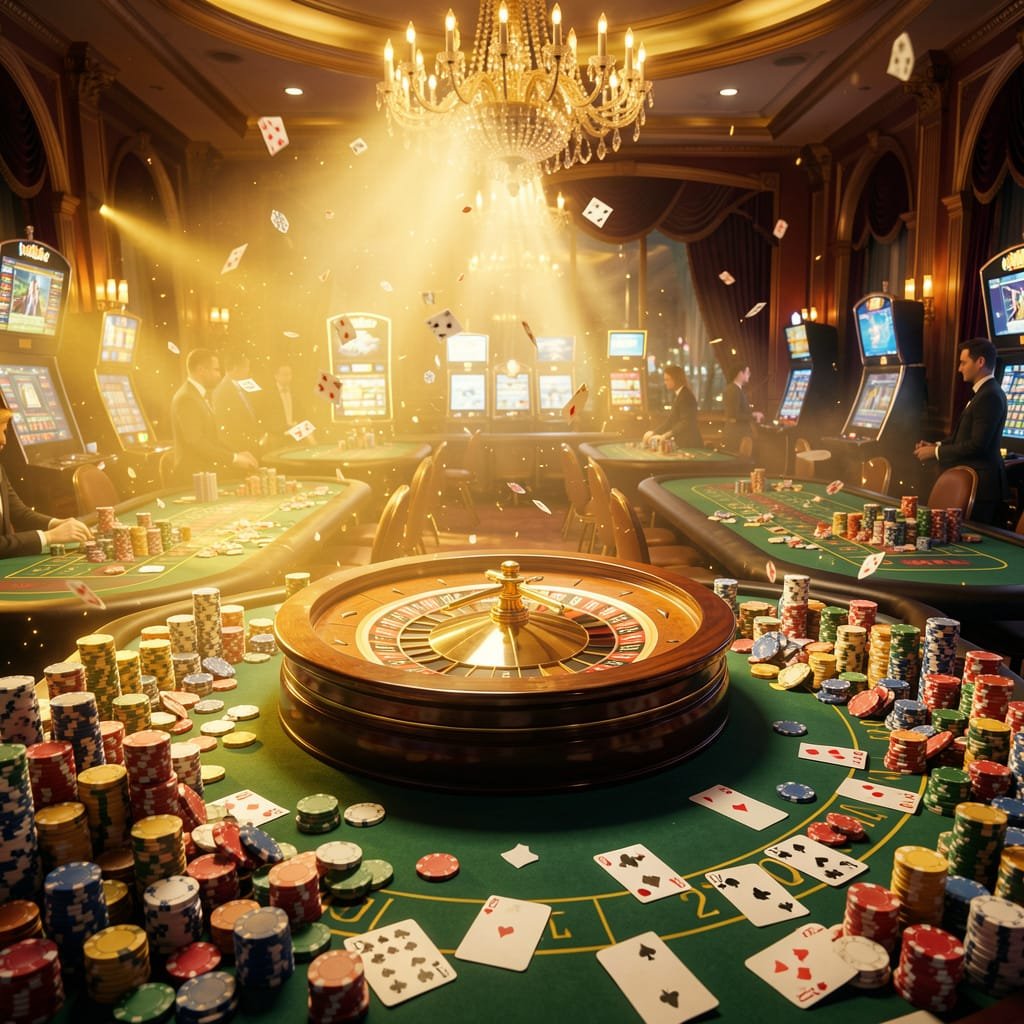 Keno i landbaserte kasinoer – casinointeriør og spill